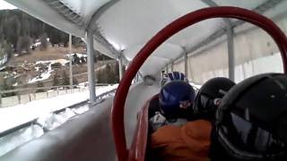 Bobsleigh  La Plagne France  FAST [upl. by Eissac]