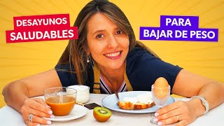 6 desayunos saludables para bajar de peso [upl. by Market310]