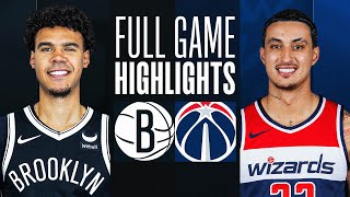 NETS at WIZARDS  FULL GAME HIGHLIGHTS  December 29 2023 [upl. by Adnamal]