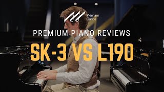 🎹Shigeru Kawai SK3 vs Estonia L190 Grand Piano Review amp Comparison  HighEnd Acoustic Pianos🎹 [upl. by Oeht]