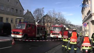 Dachstuhlbrand in Schneeberger Werkstatt Sachsen [upl. by Llezniuq]