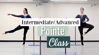 Intermediate Advanced Pointe Class  Kathryn Morgan [upl. by Nigle]