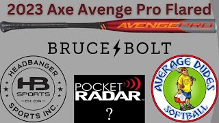 Hitting with the 2023 Axe Bat Avenge Pro Infared Dual Stamp USSSA and ASA Slowpitch Softball Bat [upl. by Joselow]