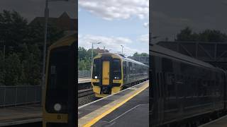 158745 departs Trowbridge for Swindon train class158 [upl. by Ahsikan44]