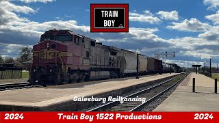 Galesburg Railfanning  111024 [upl. by Marijo]