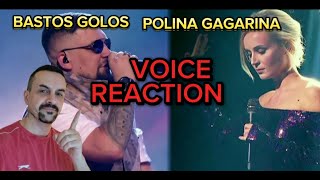 POLINA GAGARINA VOICE Полина Гагарина и Баста  Голос REACTION [upl. by Feigin893]