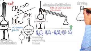 Esters 4 Organic Preparation amp Purification of an Ester [upl. by Hpesoy]