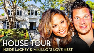 Nick Lachey amp Vanessa Minnillo  House Tour  5 Million Tarzana Mansion amp More [upl. by Gnim275]