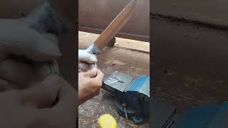 Tangguhnya Sleipner Steel  Test Potong Paku sleipner fixedknife [upl. by Aicileb]