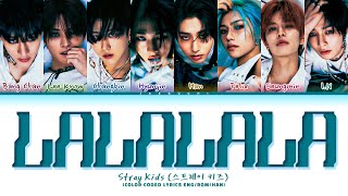 Stray Kids 락 樂 LALALALA Lyrics Color Coded Lyrics [upl. by Cora]