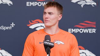 QB Bo Nix on being named a captain I dont take it lightly [upl. by Nnairet371]