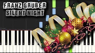 Franz Gruber  Silent Night  Stille Nacht  Piano Tutorial Download MIDI  PDF Scores [upl. by Barrow]