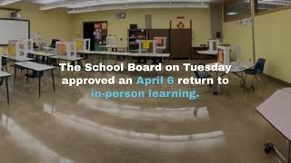 WATCH NOW Hammond schools to return to inperson learning April 6 [upl. by Nerol]