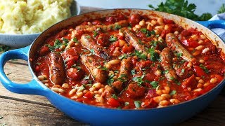 Sausage amp Bean Casserole Recipe [upl. by Og]