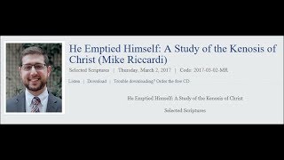 Kenosis Doctrine and Historical Survey of Christological Heresy [upl. by Ede]