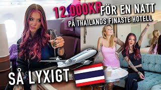 SÅHÄR ÄR DET ATT FLYGA BUSINESS CLASS TILL THAILAND  VLOGG [upl. by Alvy345]