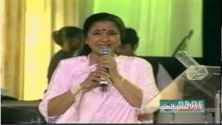 Yeh Larka Hai Allah  Asha Bhosle Live [upl. by Stevy]