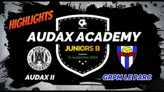 Highlights  Audax Academy  Grpm Le Parc [upl. by Shanan420]