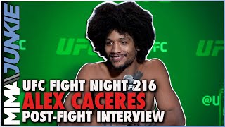 Alex Caceres Quick KO Win Was As Good As It Gets  UFC Fight Night 216 [upl. by Irahc]