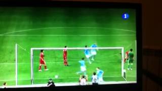 España 1  0 China Gol de Silva 3  6  2012 [upl. by Clemence]