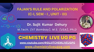 FAJANS RULE POLARISATION [upl. by Avad]
