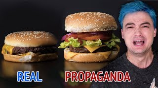 Comida REAL vs Comida de PROPAGANDA 10 [upl. by Zetana]