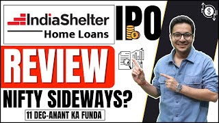 India shelter Finance  IPO REVIEW  INDIA SHELTER IPO  Nifty rangebound  11122023 [upl. by Gerc846]