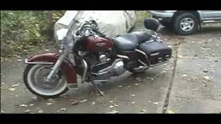 COLD START 2001 HARLEY DAVIDSON ROAD KING CLASSIC [upl. by Madelle]