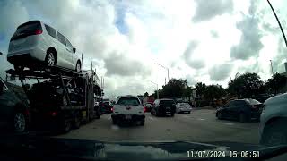 driving in hialeah  miami  mia florida drive [upl. by Nyliac]