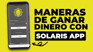 FORMAS DE GANAR DINERO  SOLARIS ALLIANCE [upl. by Nahsez544]