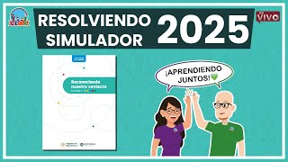 SIMULADOR 1 Aprendiendo en comunidad Examen Admisión Docente Promoción Verical Horizontal [upl. by Acisey]