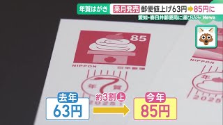 値上げされた郵便料金 逆風が予想される年賀はがき 魅力増のため「カタログ」付きを販売 241001 1456 [upl. by Dallman]