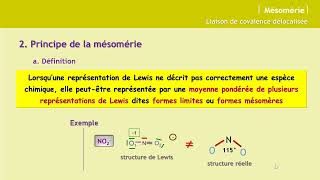 Chimie  La mésomérie 1 Leçon 24 [upl. by Sirhc]