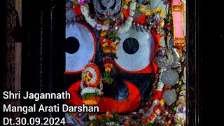 Mangal Arati Darshan Sri Jagannath Temple Puri Dt30092024 [upl. by Nivel211]