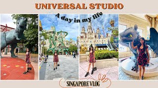 Epic Day at Universal Studios Rides Thrills amp Adventure🎢✨ Singapore vlogs 🥰 [upl. by Vladimir]