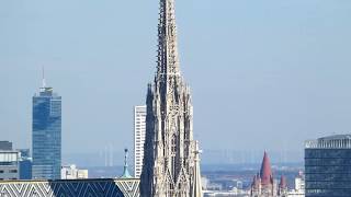 Stephansdom Superzoom Aussichtsplattform des Haus des Meeres im Flakturm – Wien Weitblick fz82 [upl. by Adiaroz]