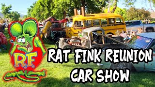 2023 RAT FINK REUNION CAR SHOW  MANTI UTAH  OVER 3 HOURS OF RAT FINKS CARS [upl. by Anahgem]