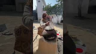 Maa Ke Hathon Ka palaksaag villagekitchen villagefood villagelife sunilpalvlogs [upl. by Anatola]