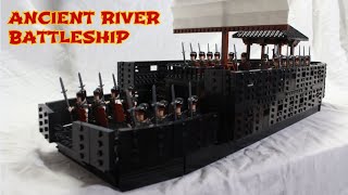 lego ship moc ancient Chinese river warfare boat [upl. by Elocen593]