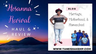 Hosanna Revival BibleStudy Haul amp Review [upl. by Aelhsa]