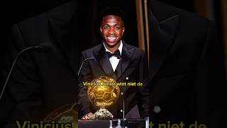 Vinicius Jr wint niet de Ballon Dor voetbal shortvideo voetbalnieuws [upl. by Seaden]