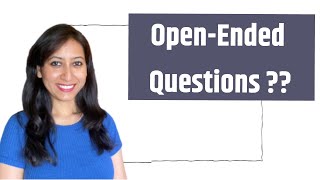 What are Open Ended Questions ExamplesWhen to ask [upl. by Pachston457]