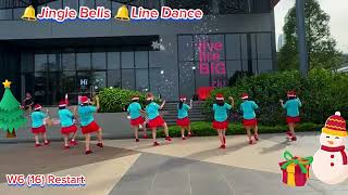 🔔Jingle Bells Line Dance Choreo Vivian Wongso INA Level Beginner [upl. by Harrison566]