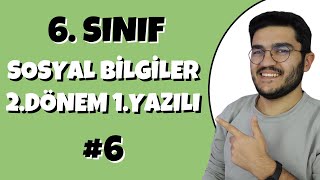 6Sınıf Sosyal Bilgiler 2Dönem 1Yazılı [upl. by Aneala]