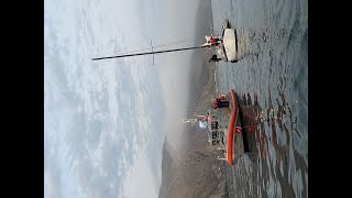 Sailboat taking on water off of Point Mugu  TowBoatUS Ventura [upl. by Orenid]