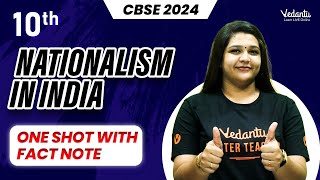 Nationalism in India ONESHOT with Fact Note  Class 10 SST  CBSE 2024 🔥 Suba maam [upl. by Maurey700]