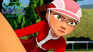 Luckys Comeback Race Win  SPIRIT RIDING FREE  Netflix [upl. by Kaden]