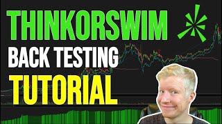 ThinkorSwim Tutorial on Back Testing 2024 [upl. by Libnah]