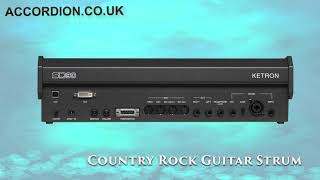 Ketron SD90 Country Rock Guitar Strum Demo [upl. by Anide787]