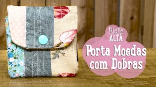 Costura Comigo  Porta Moedas com Dobras [upl. by Trenton949]